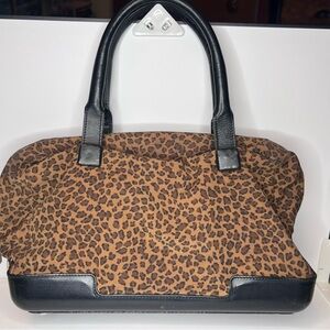 Bottega Veneta Leopard Print Shoulder Bag